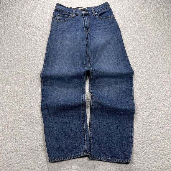 Levi’s 94 Baggy Jeans Women’s 26 (Actual 27x30) Blue Grunge Y2K Retro Streetwear - Picture 12 of 12